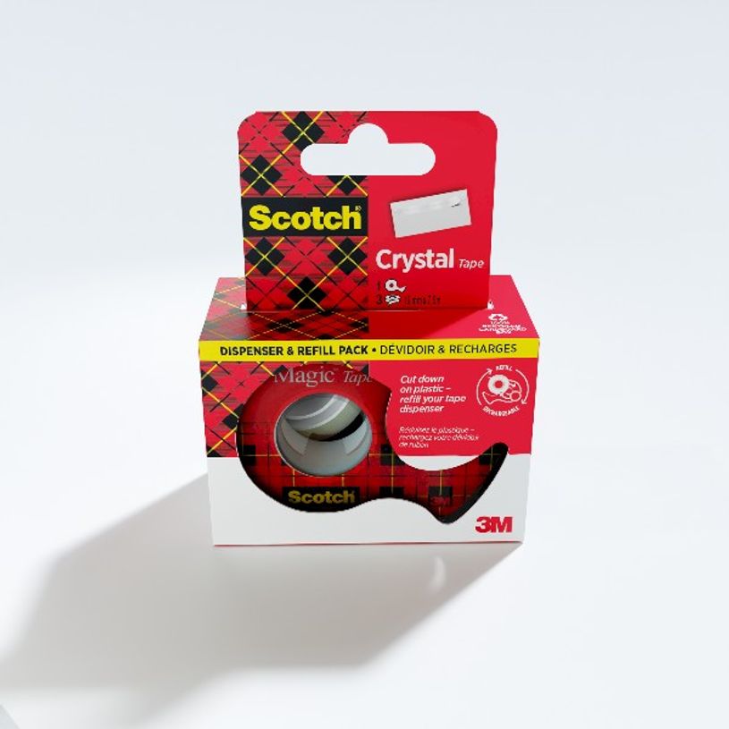 4064035027810-Scotch Crystal - Dévidoir + 3 Rubans adhésifs - 19 mm x 7,5 m - transparent-P_405118184_2-1