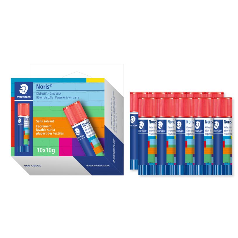 4007817115237-STAEDTLER Noris - 10 Bâtons de colle - 10 g-P_405118193_2-1