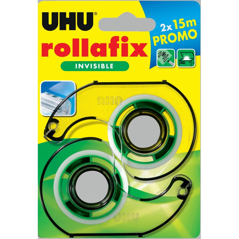 4026700332155-UHU rollafix - 2 Dévidoirs avec ruban de bureau invisible 15m-P_405118197_1-0