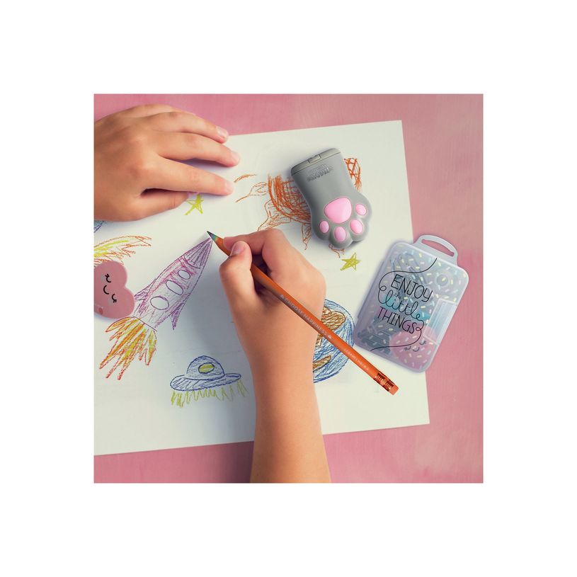 8052461966021-Legami - Taille-crayon avec réservoir - patte de chat-P_405118289_1-2