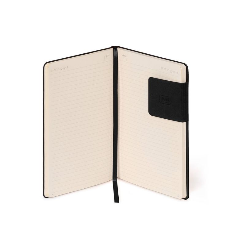 8054117627201-Legami My Notebook - Carnet de notes à élastique - 13 x 21 cm - ligné - noir-P_405118299_3-4