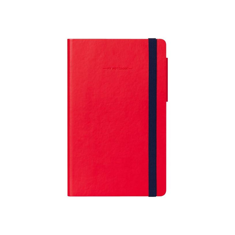 8054117627218-Legami My Notebook - Carnet de notes à élastique - 13 x 21 cm - ligné - rouge-P_405118300_12-0