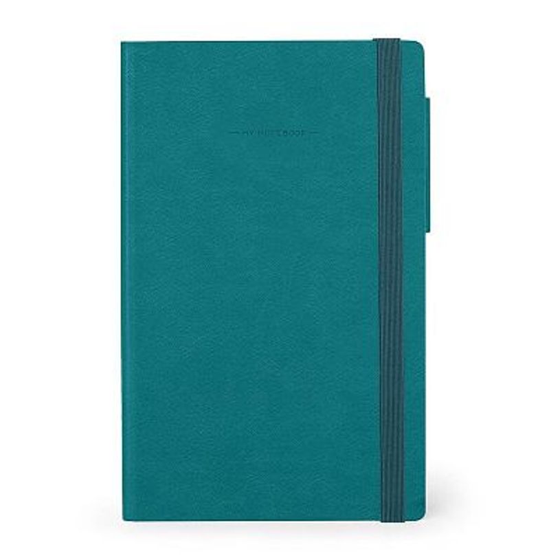 8053610786651-Legami My Notebook - Carnet de notes à élastique - 17 x 24 cm - ligné - bleu pétrole-P_405118308_6-0