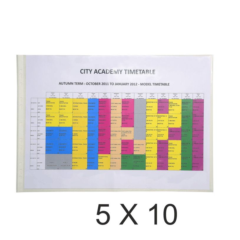 3130632062101-Exacompta - 5 Packs de 10 Pochettes perforées - A3 paysage - 9/100-P_405118380_1-0