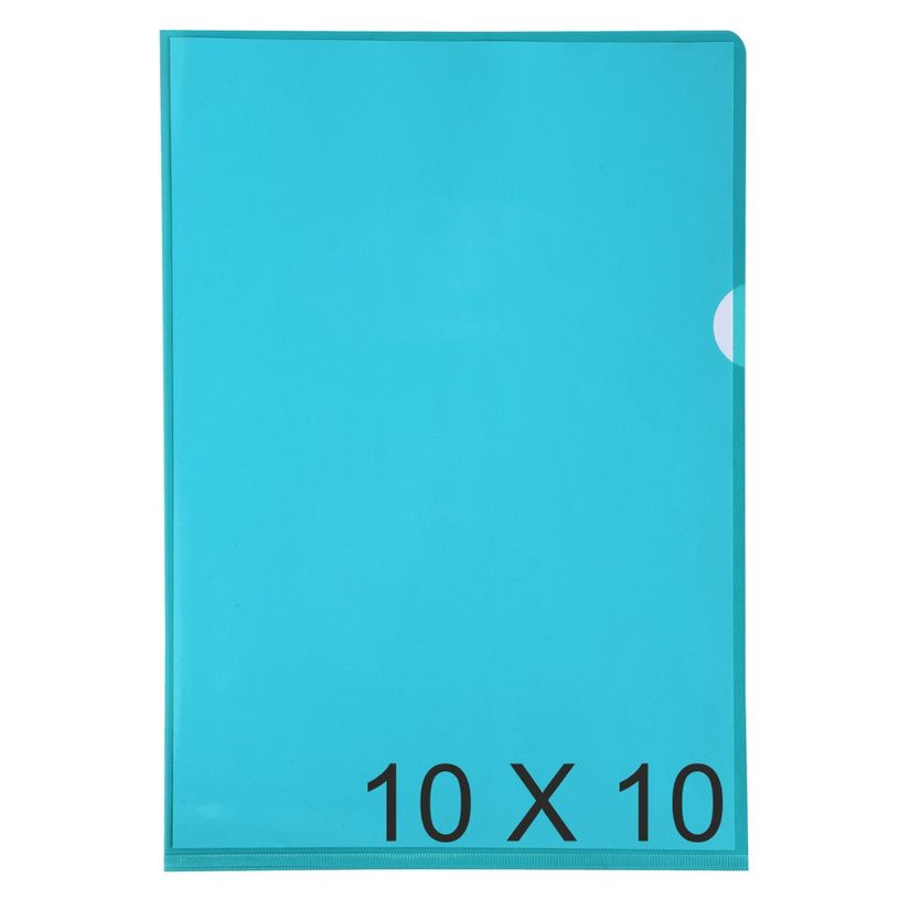 3130635660595-Exacompta - 10 Packs de 10 Pochettes coin lisses - A4 - 13/100 - vert translucide-P_405118386_1-0