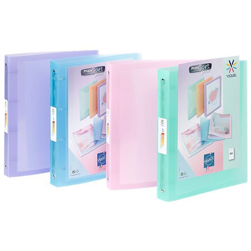 3135252239476-Viquel PROPYSOFT - Classeur à anneaux personnalisable - Dos 40 mm - A4 maxi - disponible -P_405118392_1-0