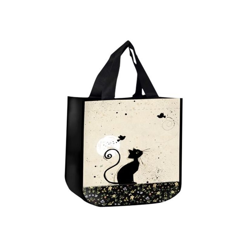 3700572761756-Kiub Bug Art - Sac de courses recyclé - chat/oiseaux-P_405118492_1-0
