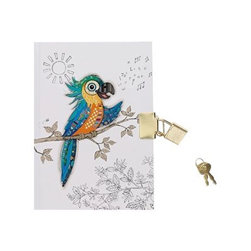3700572763736-Kiub Kook Enfant - Journal intime - A6 - 160 pages - perroquet-P_405118560_1-0