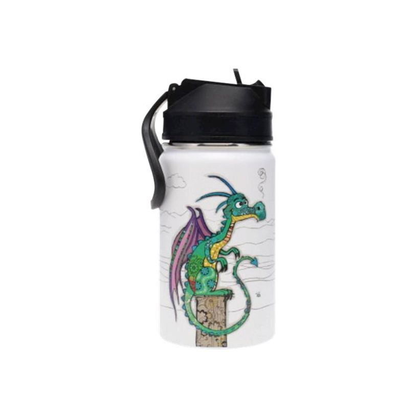 3700572763804-Kiub Kook - Gourde avec paille - 350 ml - dragon-P_405118563_1-0