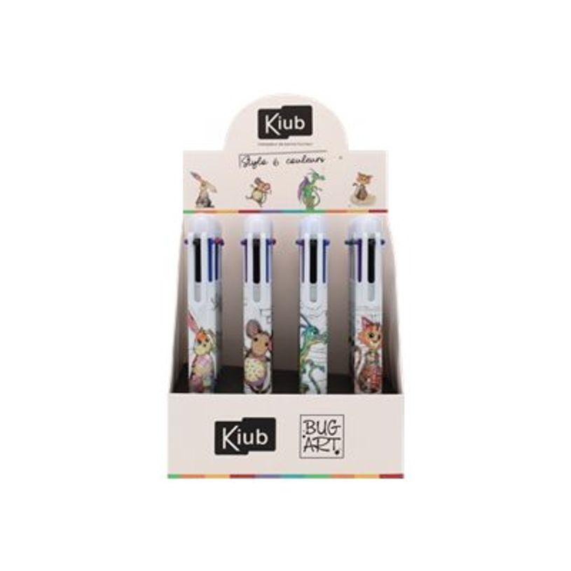3700572764375-Kiub Kook - Stylo à bille 6 couleurs-P_405118588_1-0