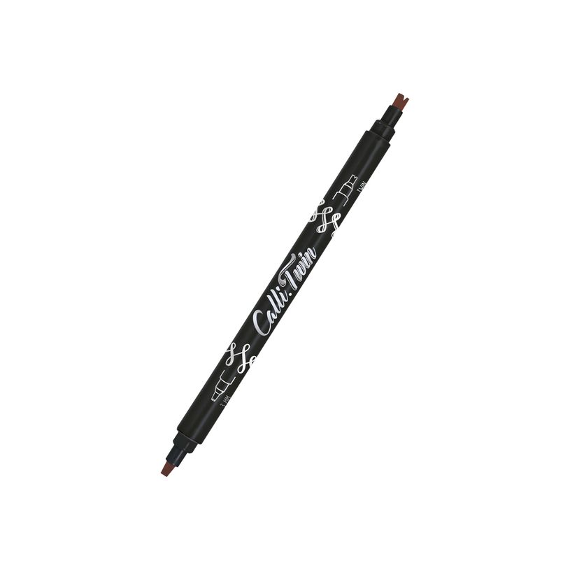 4014421186010-Online Calli Twin - Stylo pinceau à double embout - feutre de calligraphie - aubergine-P_405118755_1-0