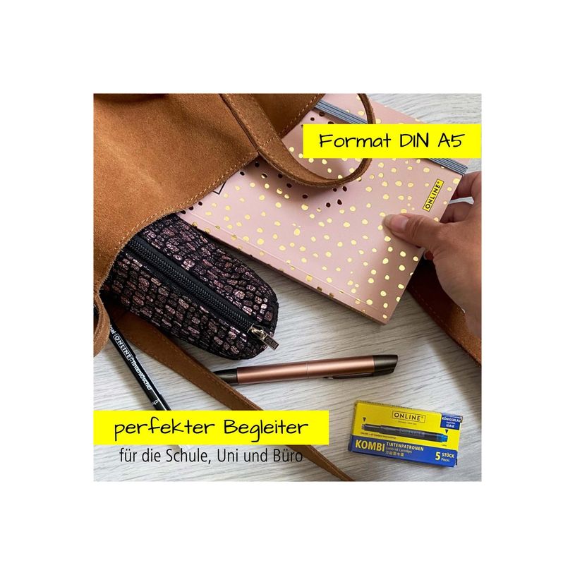 4014421022479-Online - Bullet journal A5 - 72 pages - spotlights rose-P_405118797_2-2