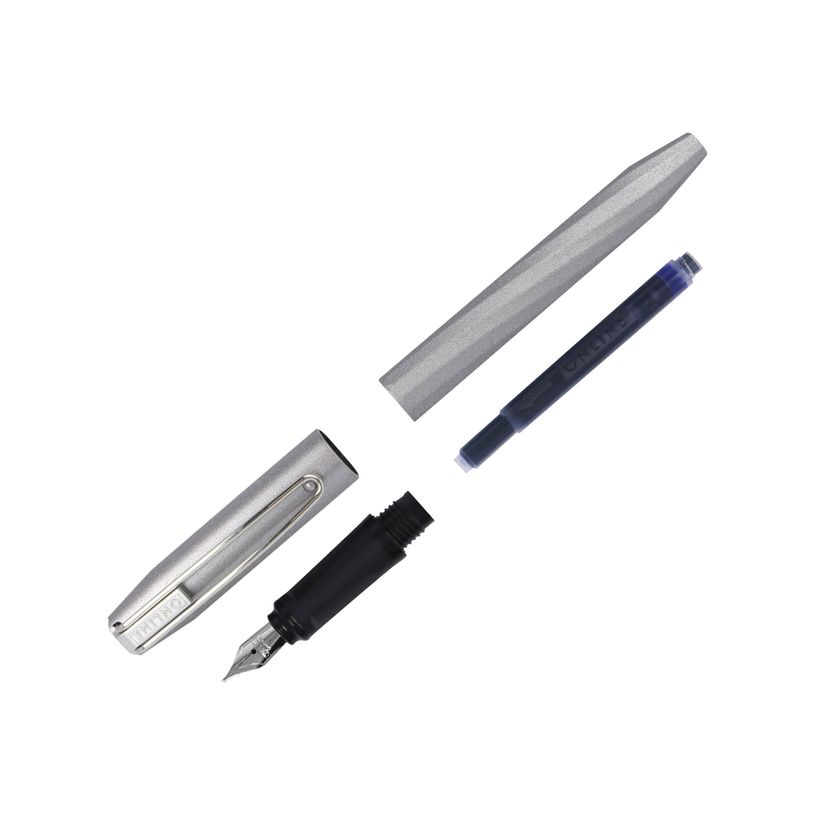 4014421261328-Online Slope Metallic - Stylo plume gris-P_405118803_4-3