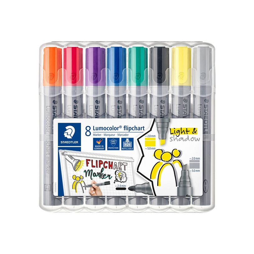4007817073858-STAEDTLER Lumocolor 356 - marqueur - noir, rouge, bleu, vert, jaune, orange, gris, pourpre-P_405118841_5-0