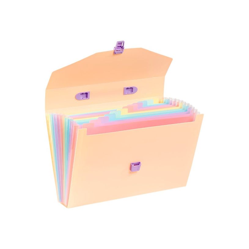 3135251171159-Viquel Rainbow Pastel - trieur à soufflet - 12 positions - pour A4 - disponible en diffé-P_405118851_1-6