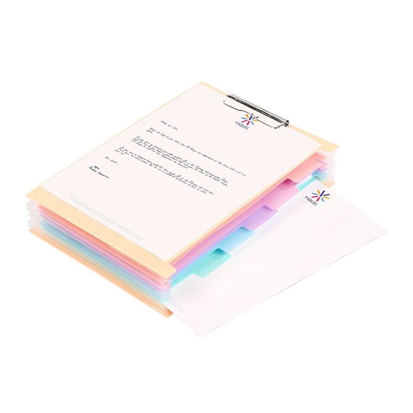 3135259991155-Viquel Rainbow Pastel - trieur à soufflet - pour A4 - à onglets - disponible en différe-P_405118852_7-6