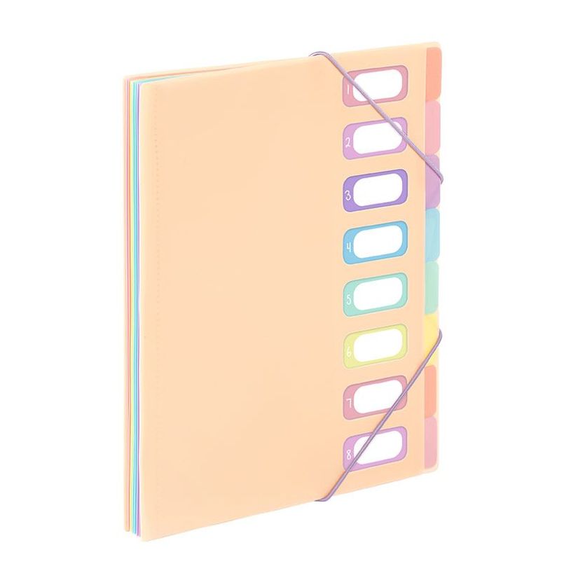3135259811156-Viquel Rainbow Pastel - trieur à soufflet - pour A4 - à onglets - disponible en différe-P_405118853_3-2