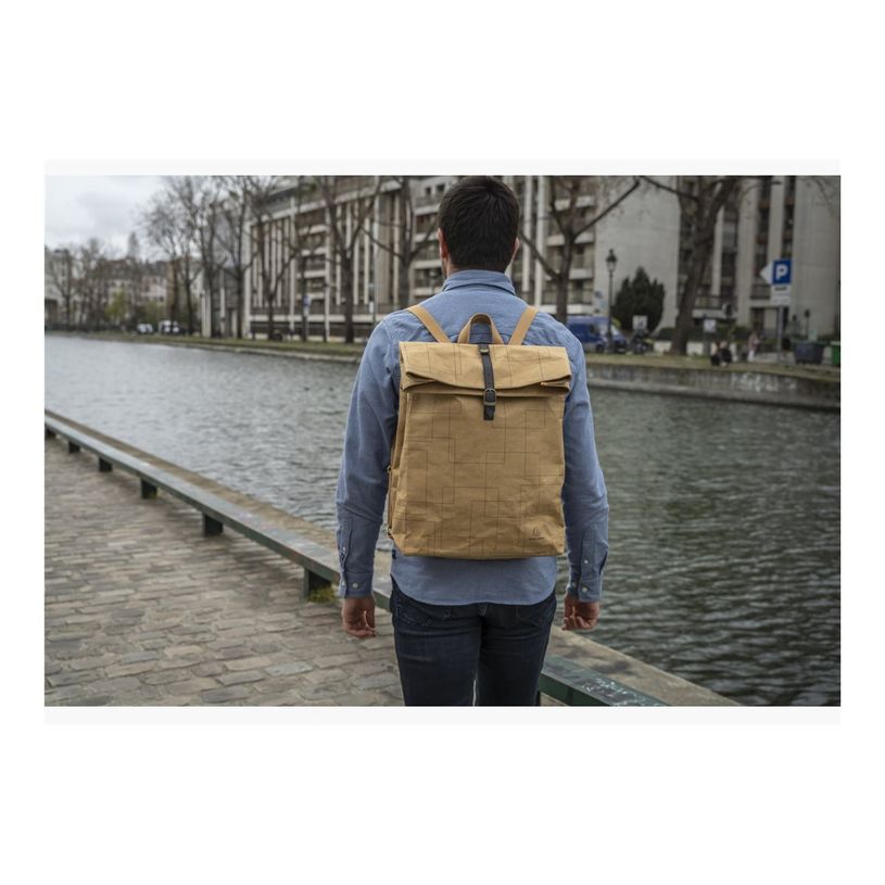 3130630176404-Exacompta Eterneco - Sac à dos pour ordinateur portable 15" - brun motifs géométriques-P_405118858_4-3