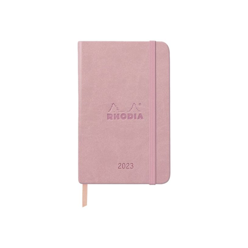 3037921941171-Agenda Rhodiatime - 1 semaine sur 2 pages à la verticale - 10 x 15 cm - bois de rose - Rh-P_405118867_5-0