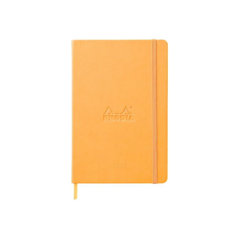 3037921941263-Agenda Rhodiatime - 1 semaine sur 2 pages à la verticale - 14,8 x 21 cm - orange - Rhodia-P_405118879_5-0