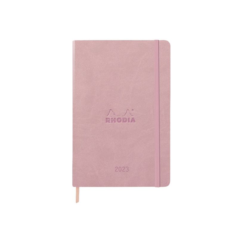 3037921941256-Agenda Rhodiatime - 1 semaine sur 2 pages à l'horizontale - 14,8 x 21 cm - bois de rose --P_405118891_1-0
