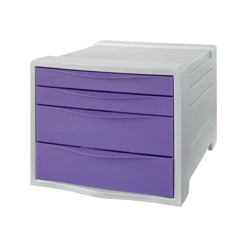 4049793075761-Esselte Colour'Breeze - Module de classement 5 tiroirs - lavande-P_405118920_1-0