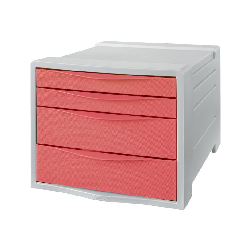 4049793075754-Esselte Colour'Breeze - Module de classement 5 tiroirs - corail-P_405118921_1-0