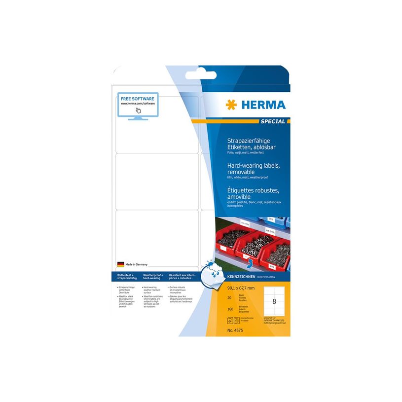 4008705045759-HERMA Special - étiquettes - mat - 160 étiquette(s) - 99.1 x 67.7 mm-P_405118979_1-0