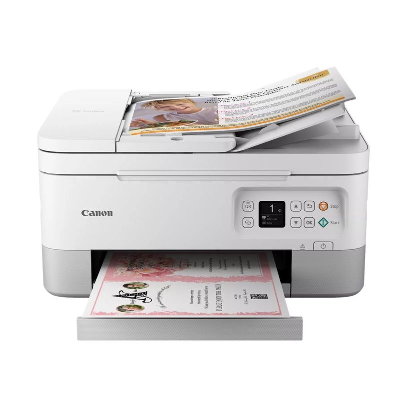 4549292198621-Canon PIXMA TS7451a - imprimante multifonction jet d'encre couleur - USB, Wi-Fi(n) - blanc-P_405119034_5-3