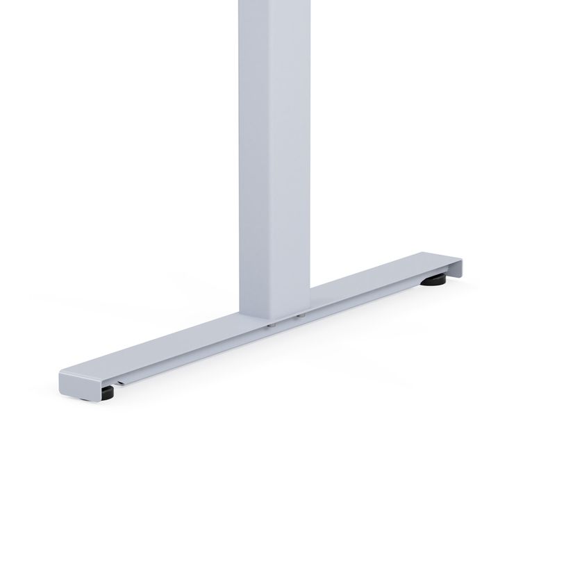 3760350281425-Bureau électrique UGO - L120x70cm - pieds gris - plateau chêne massif-P_405119041_4-3