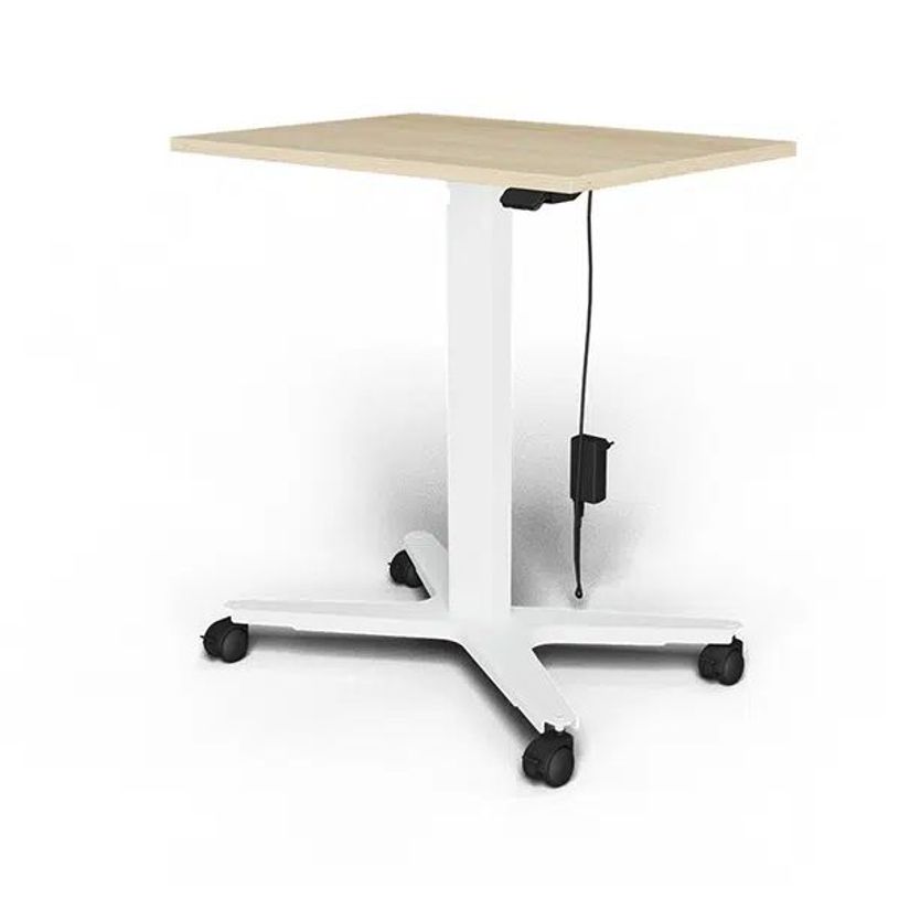 3760350282248-Bureau ELLIOT L70 - pieds blanc - plateau imitation chêne-P_405119081_1-0
