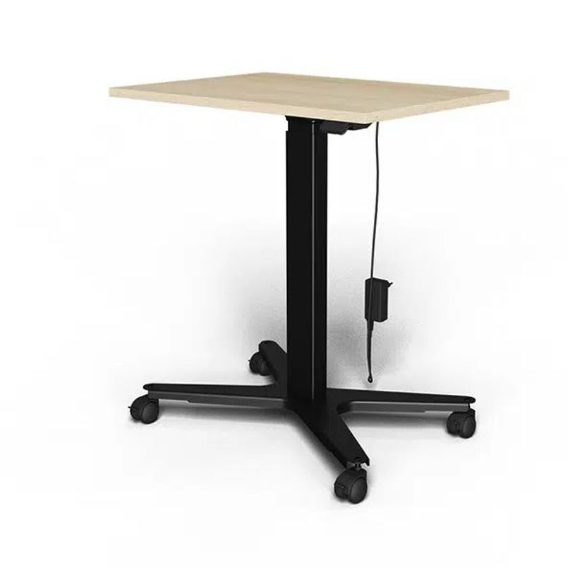 3760350282156-Bureau ELLIOT L70 - pieds noir - plateau imitation chêne-P_405119084_1-0