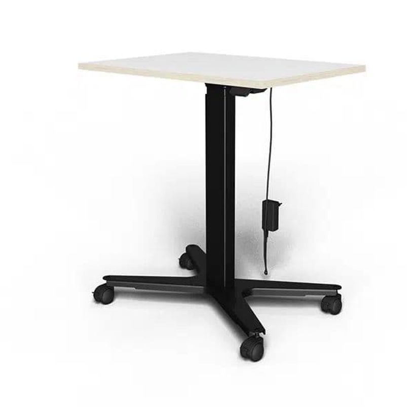 3760350282187-Bureau ELLIOT L70 - pieds noir - plateau multipli Blanc laqué-P_405119086_1-0