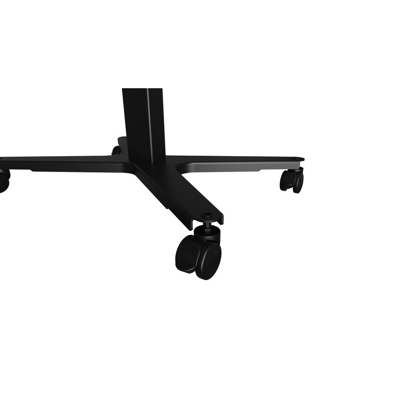 3760350282200-Bureau ELLIOT L100 - pieds noir - plateau Blanc laqué-P_405119097_4-3