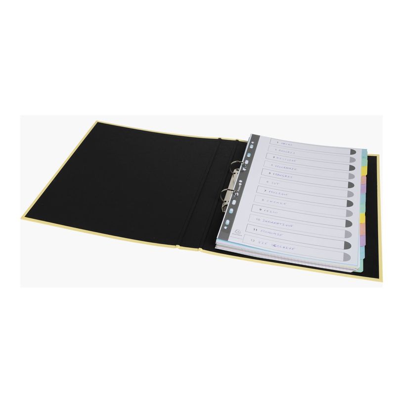 3130630077121-Exacompta Aquarel - Intercalaire 12 positions - A4 - couleurs pastels assorties-P_405119137_7-1