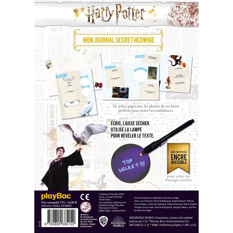 9782809685152-Harry Potter - Mon journal secret Hedwige-P_405119251_3-2