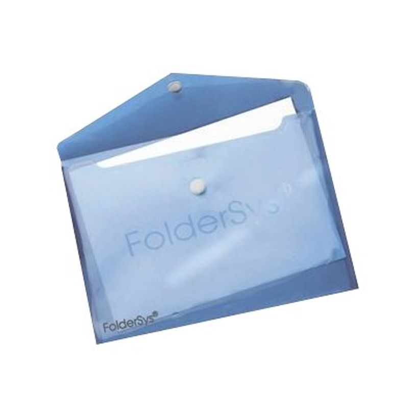 4250037409536-FolderSys - Pochette velcro - pour A4 - pour 100 feuilles - rouge transparent-P_405119327_1-0