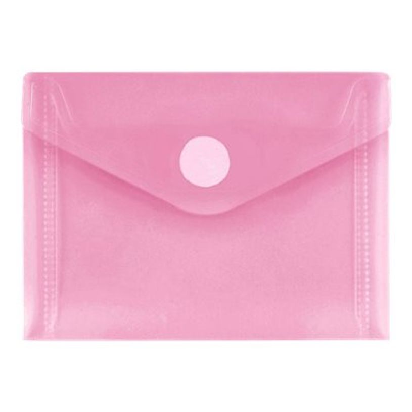 4250037421910-FolderSys - Pochette velcro - pour A7 - pour 50 feuilles - rouge transparent-P_405119331_1-0