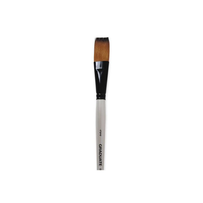 5011386081960-Daler-Rowney Graduate - Pack de 4 pinceaux naturels et synthétiques - rond, rondelle plate, oval wash, serpillièr-P_405119462_1-2