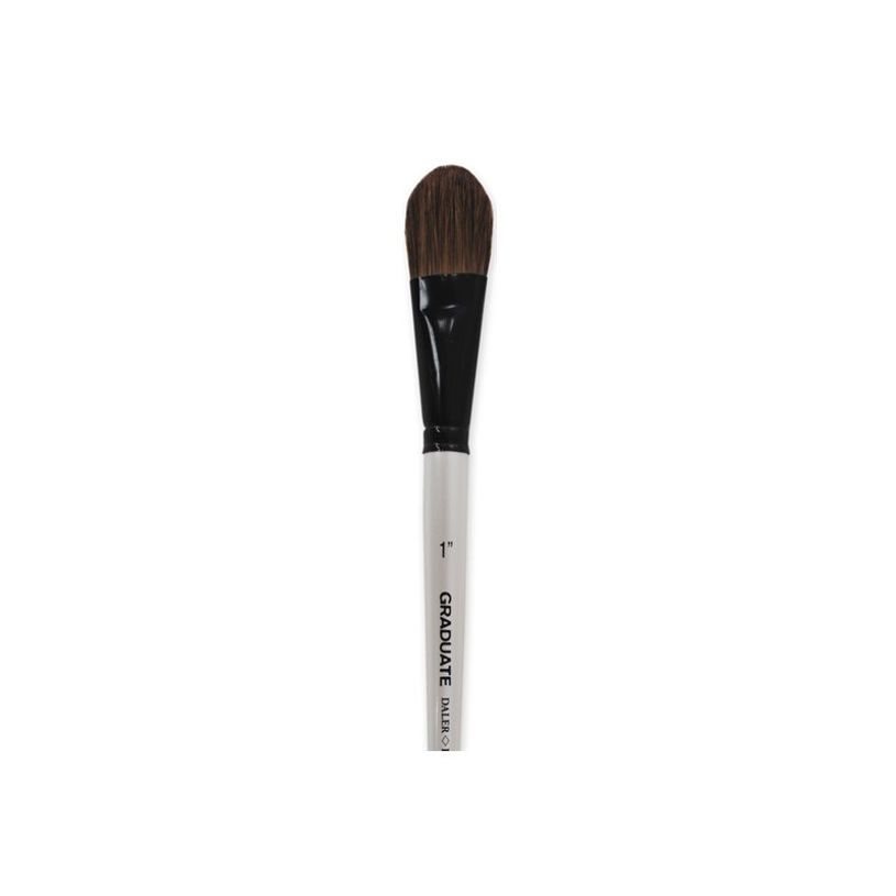 5011386081960-Daler-Rowney Graduate - Pack de 4 pinceaux naturels et synthétiques - rond, rondelle plate, oval wash, serpillièr-P_405119462_2-1
