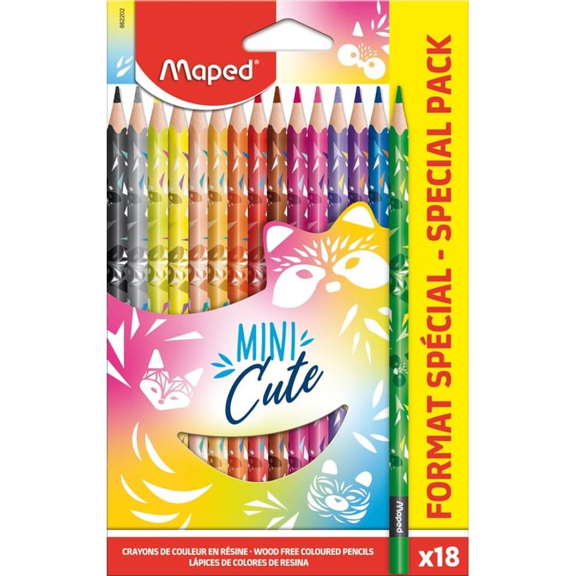 3154148622024-Maped Mini Cute - 18 Crayons de couleur-P_405119467_1-0