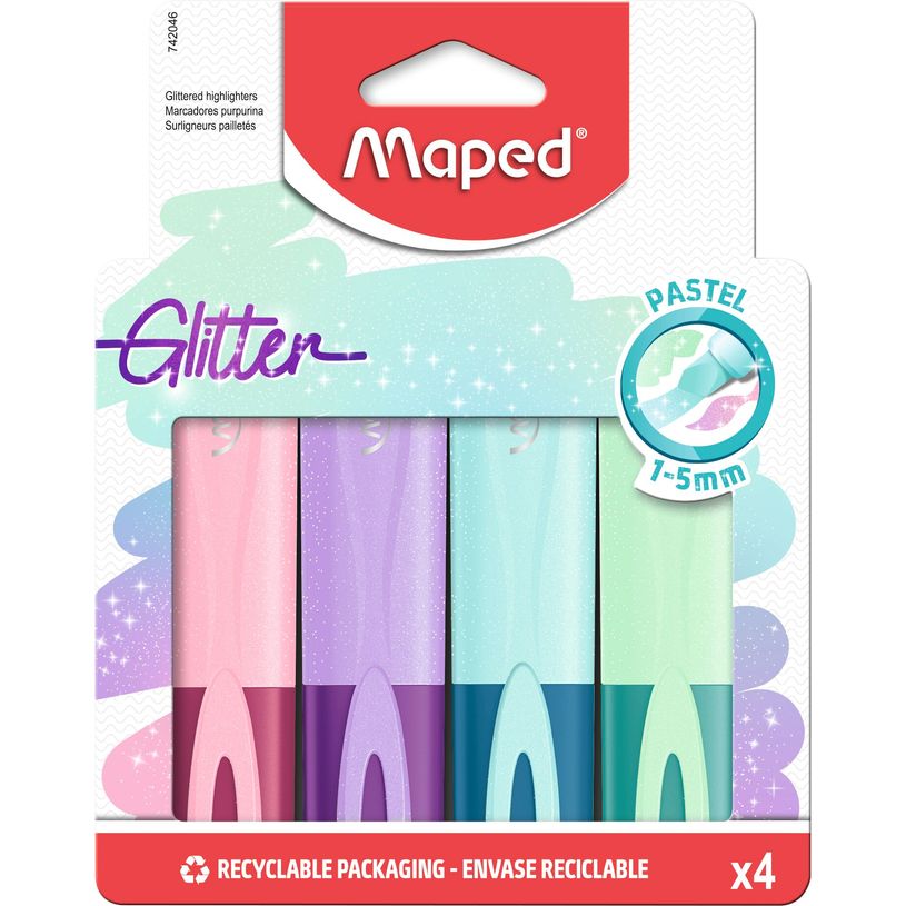 3154147420461-Maped Glitter - Pack de 4 surligneurs - couleurs pastel assorties-P_405119472_1-0