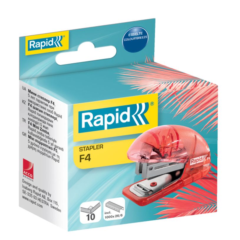 4051661037993-Rapid - Mini Agrafeuse Colour'Breeze - capacité 10 feuilles - agrafes 24/6 ou 26/6 - Cora-P_405119479_4-3