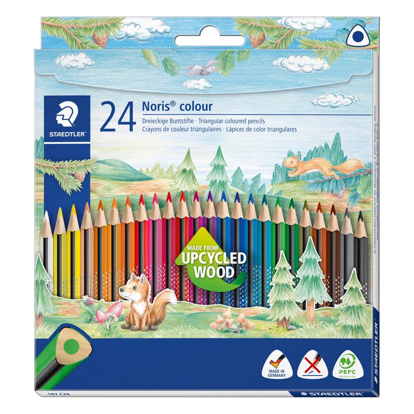 4007817037225-STAEDTLER Noris Design Journey - 24 Crayons de couleur - couleurs brillantes assorties-P_405119505_1-0