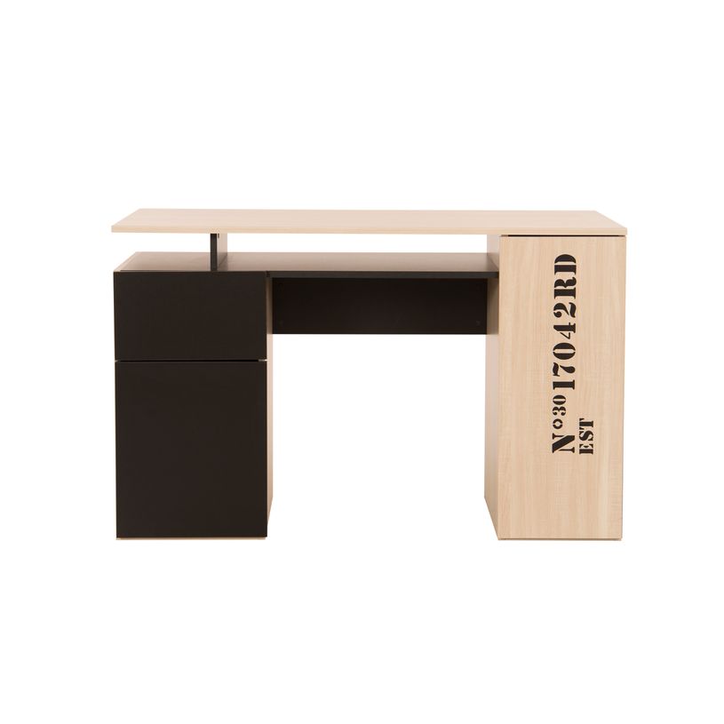 3483600773524-Bureau droit INDUS avec rangement - L. 120 x P. 55 x H. 75 cm-P_405119531_2-1