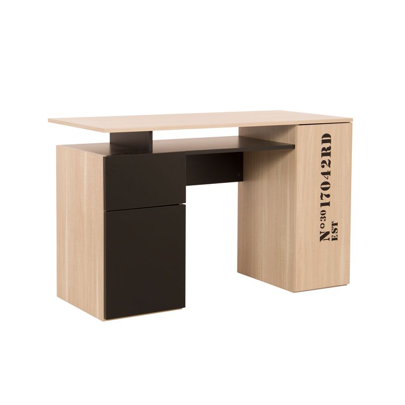 3483600773524-Bureau droit INDUS avec rangement - L. 120 x P. 55 x H. 75 cm-P_405119531_4-3