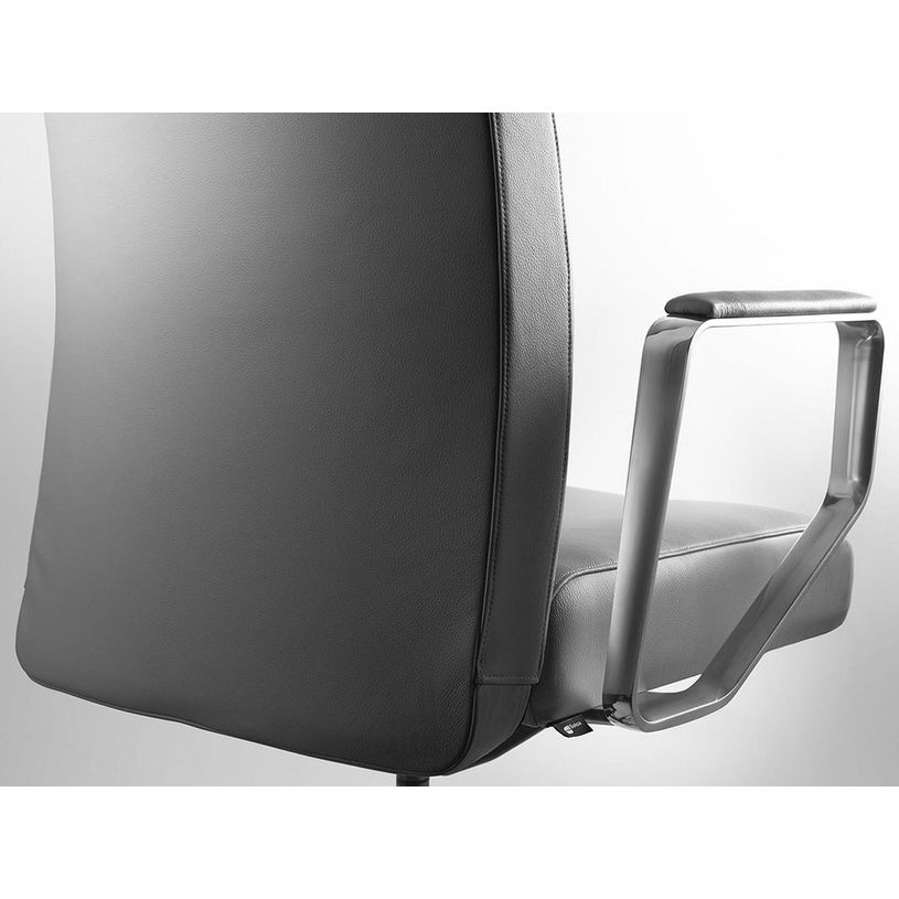 3660916042456-Fauteuil de bureau BOP - accoudoirs fixes - appui-tête - cuir noir-P_405119676_6-5