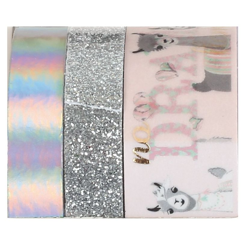 3532434704072-Graine Creative - 3 bandes adhésives décoratives - Lama-P_405119802_4-3