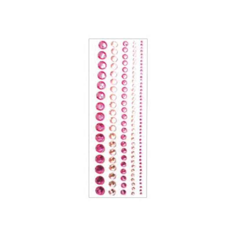 3532435004850-Graine Creative - Lot de 5 bandes adhésives de strass  - 8 x 145 mm - rose-P_405119827_1-0