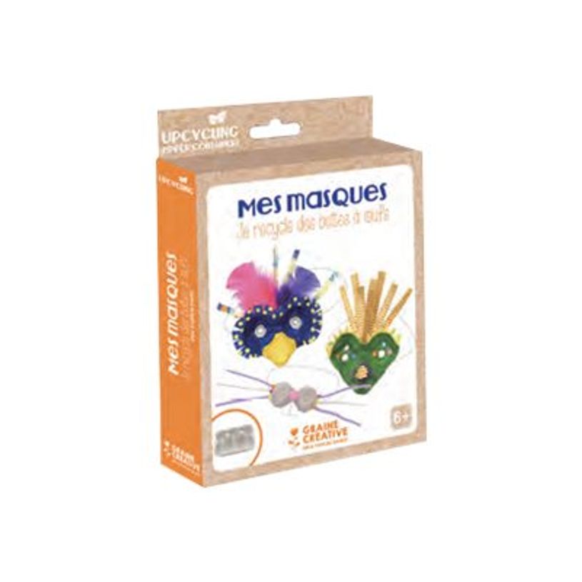 3532437506338-Graine Creative - kit pour boite à œufs - mes masques-P_405119898_1-0